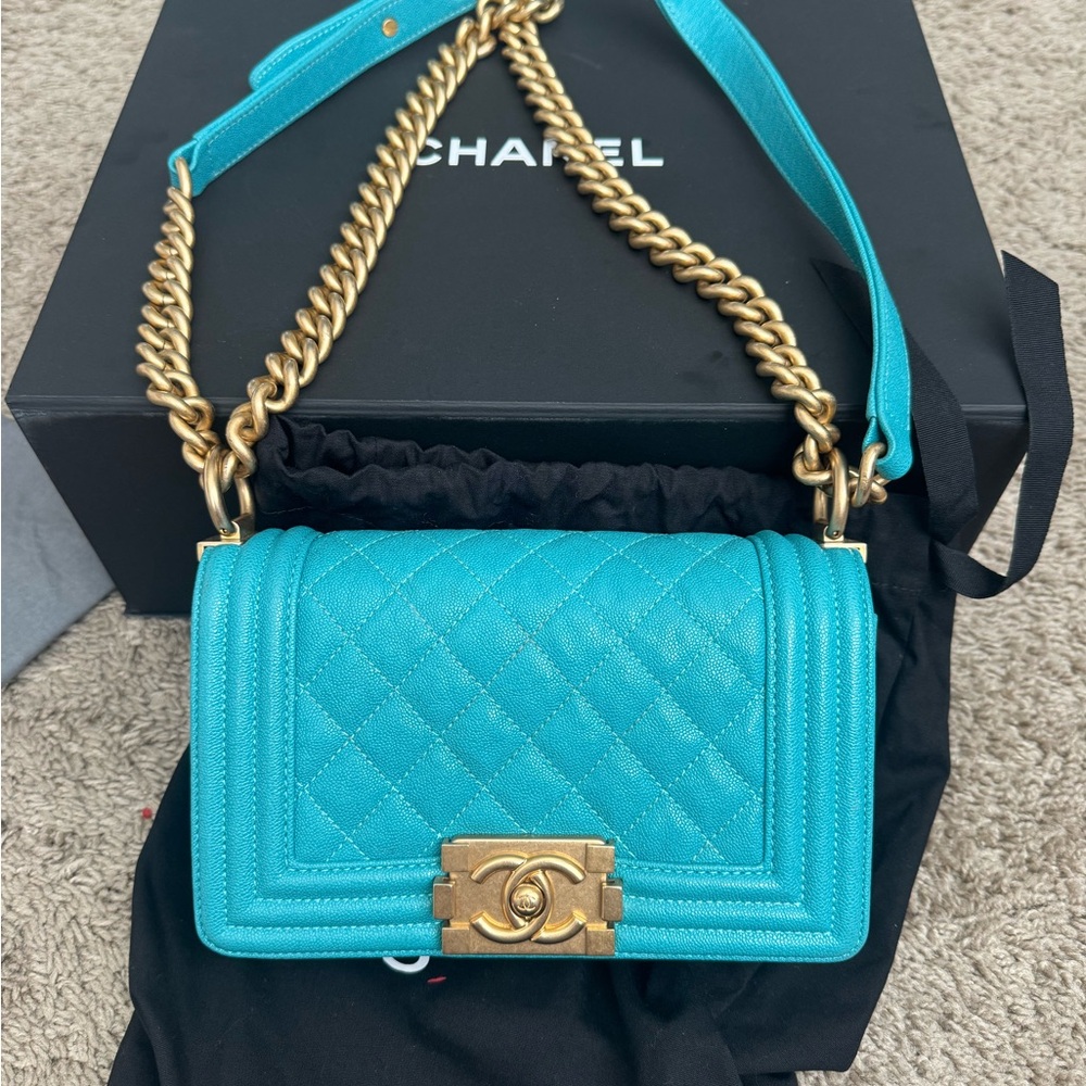 Chanel Teal FlapBag